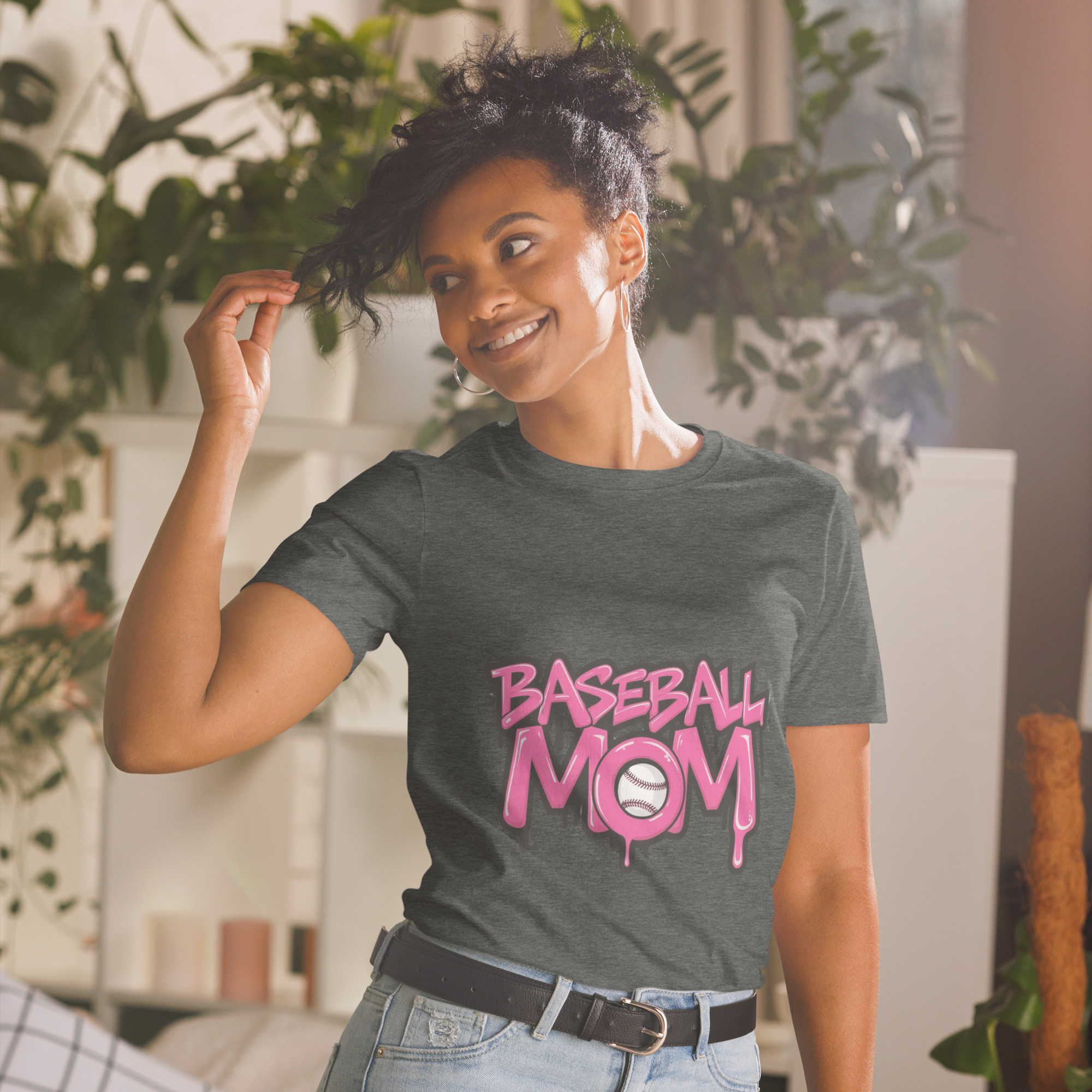 T-Shirt Baseball Mom – Bild 5