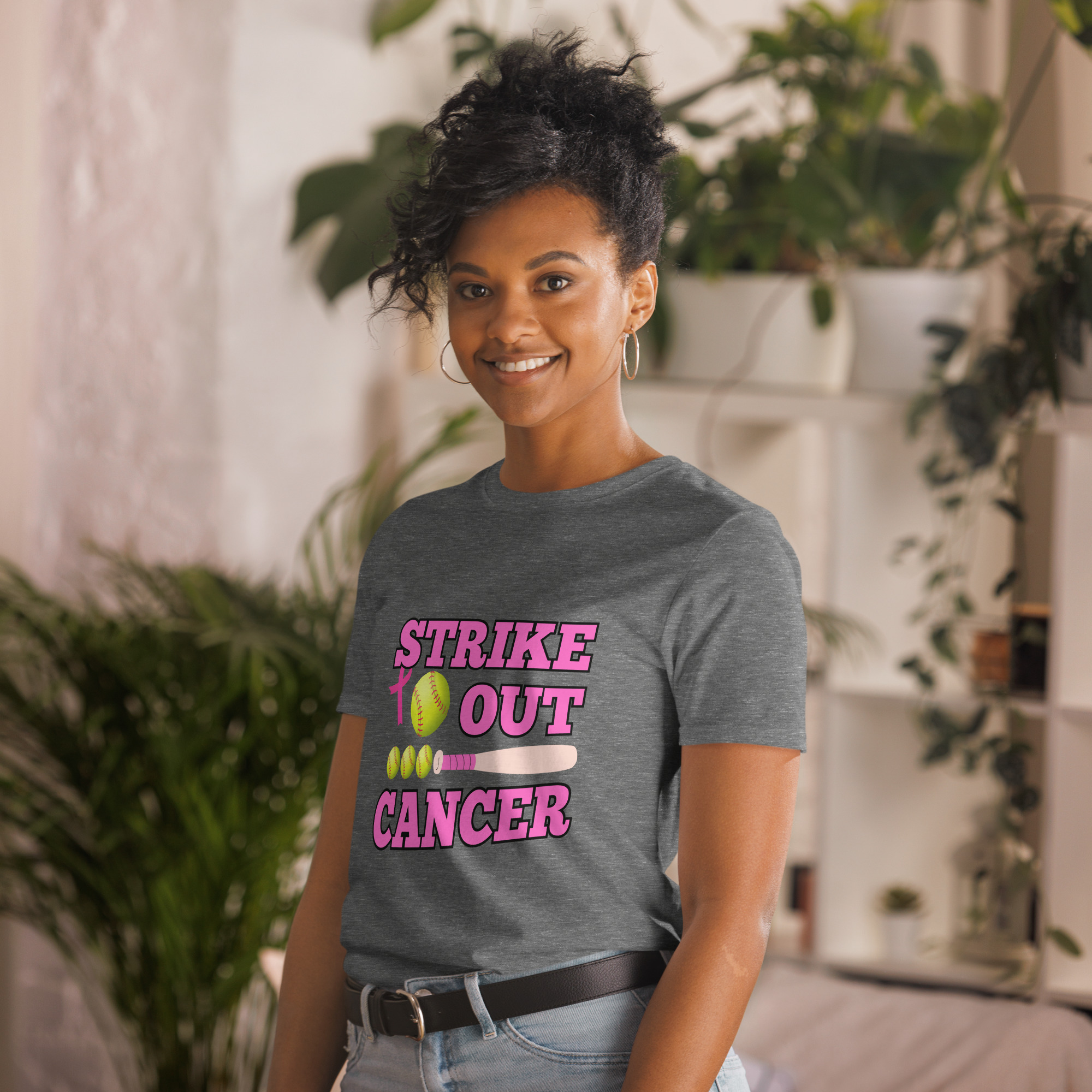 T-Shirt Softball Cancer – Bild 11