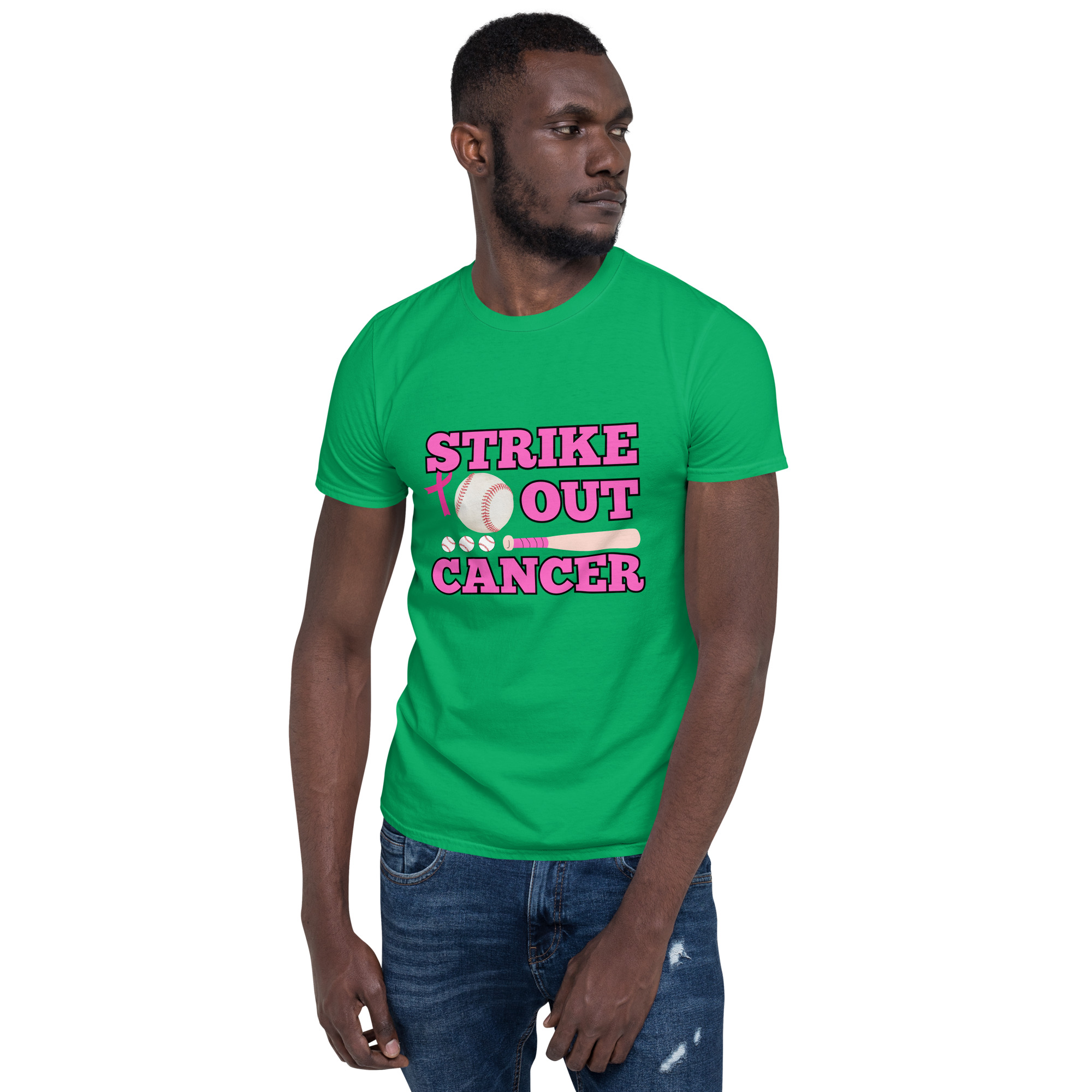 T-Shirt Baseball Cancer – Bild 11