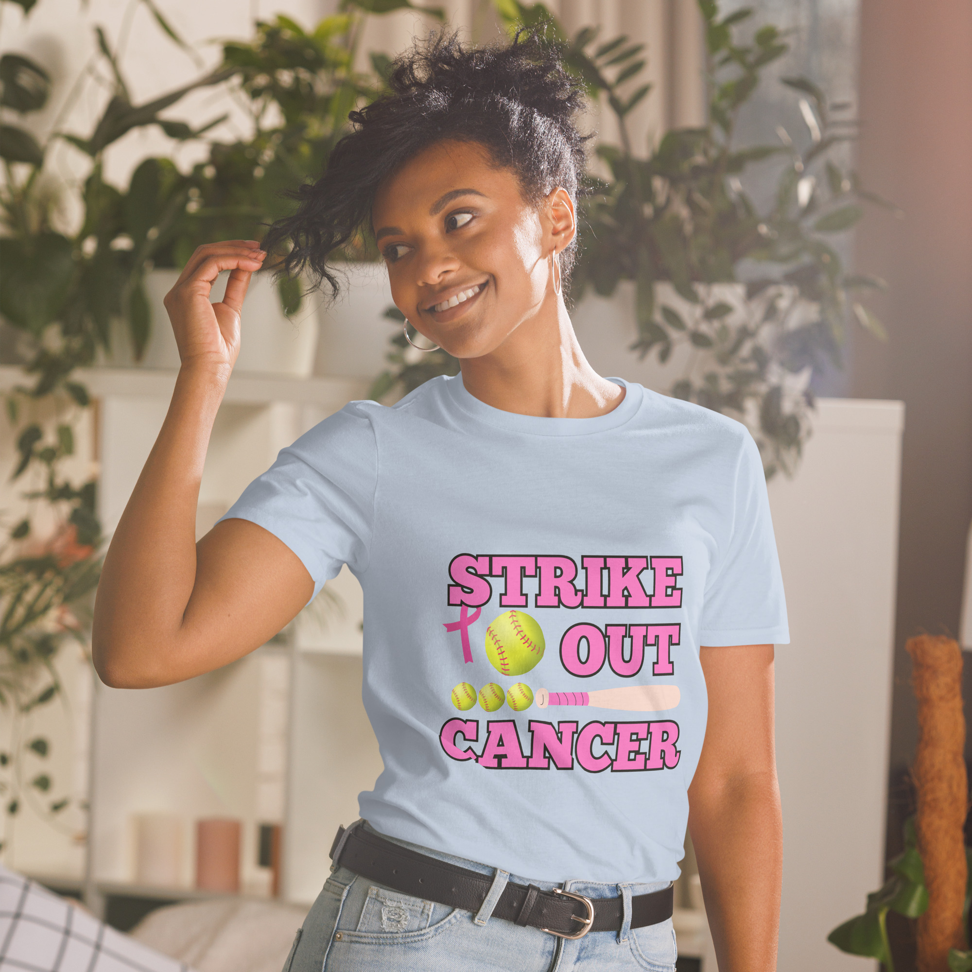 T-Shirt Softball Cancer – Bild 24