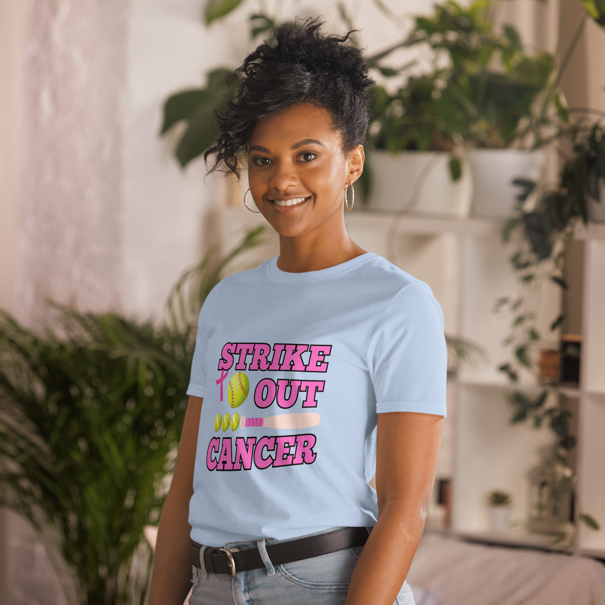 T-Shirt Softball Cancer – Bild 25