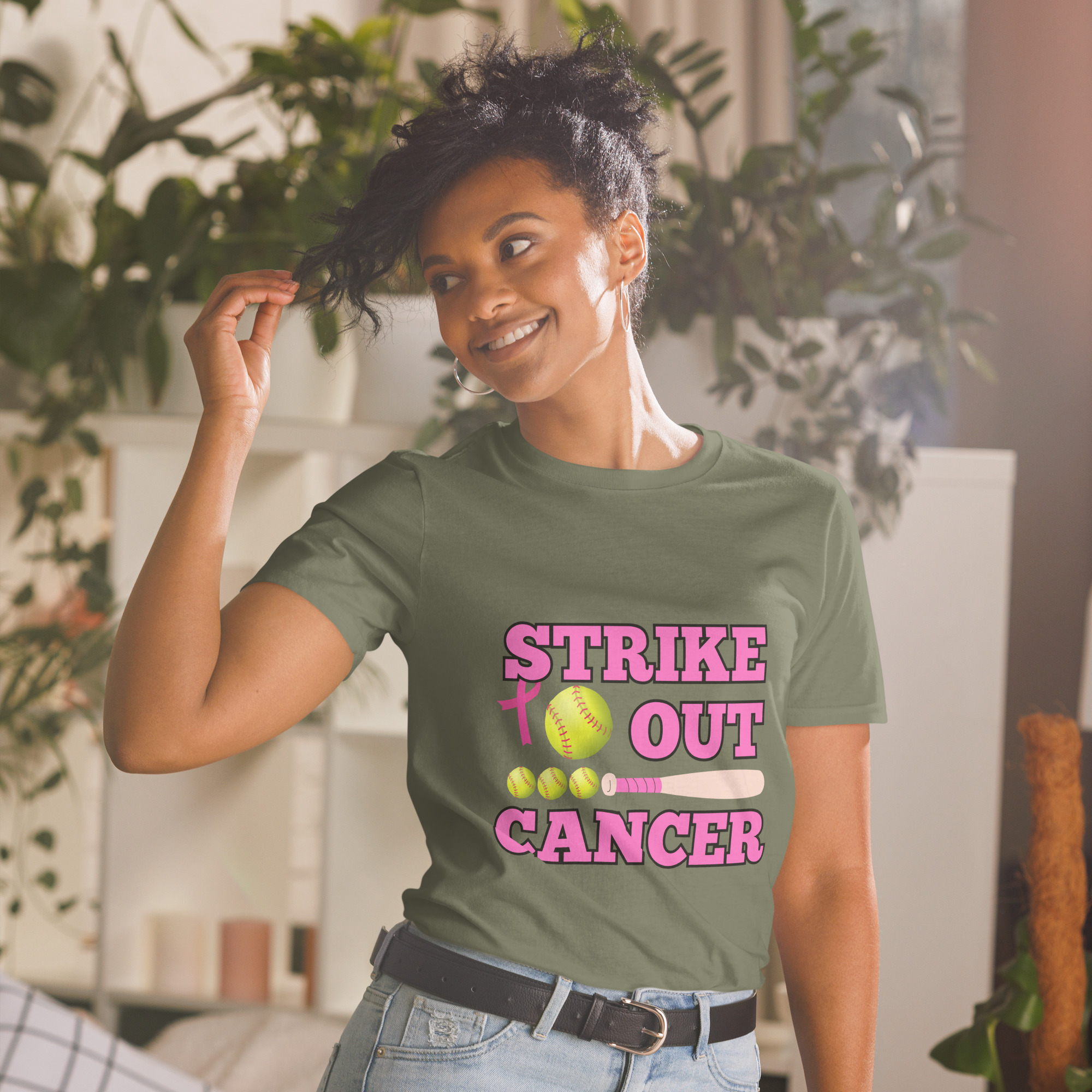 T-Shirt Softball Cancer – Bild 12