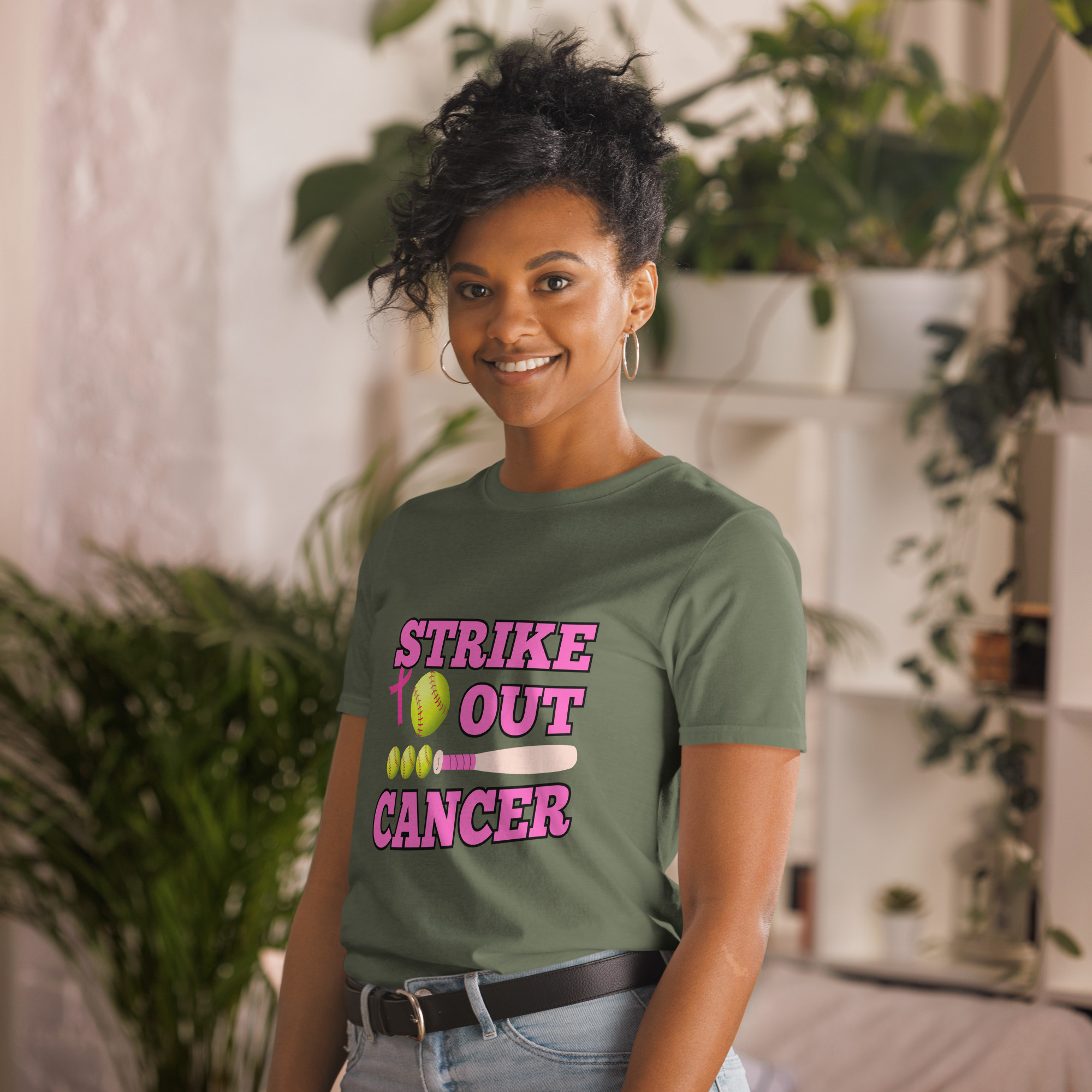 T-Shirt Softball Cancer – Bild 13