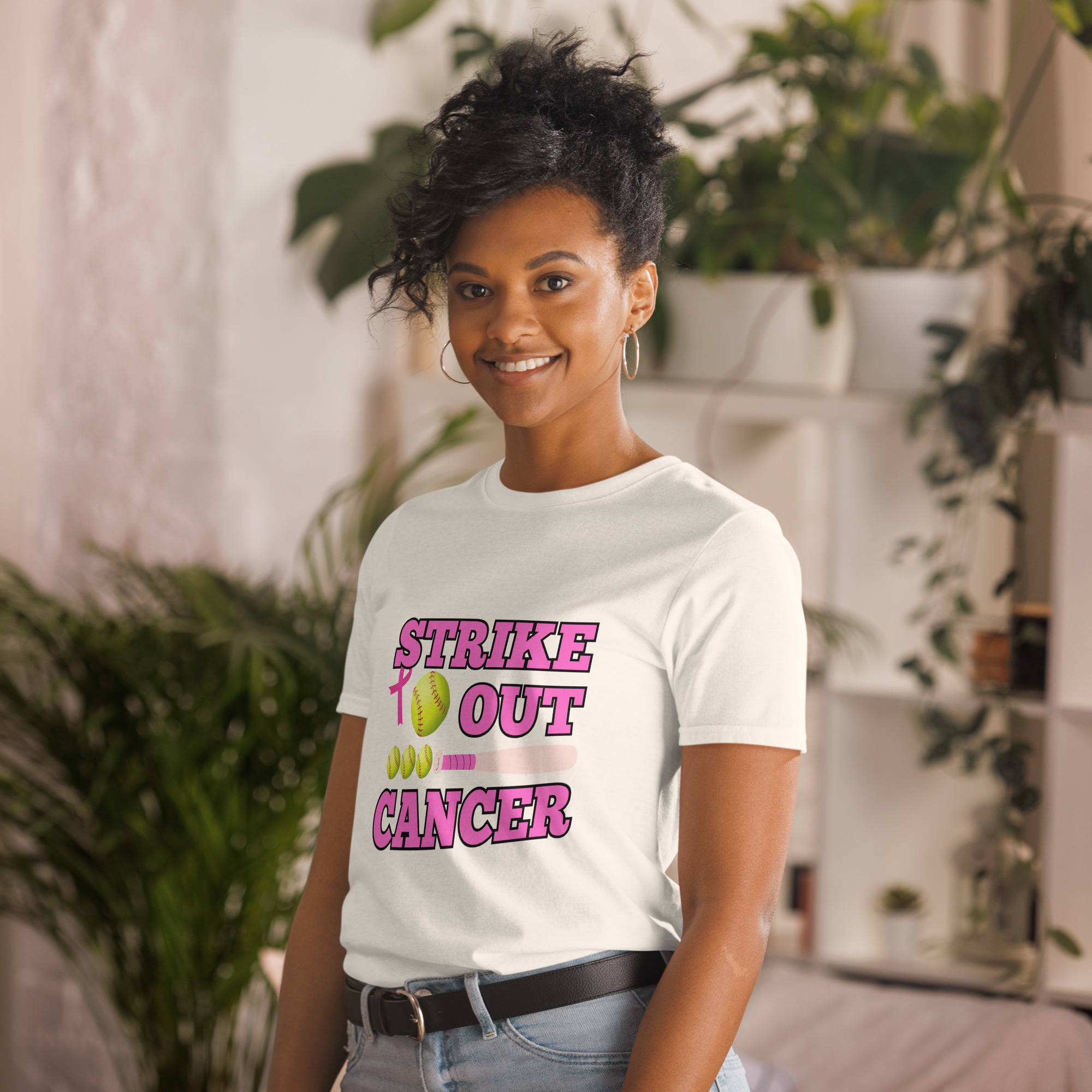 T-Shirt Softball Cancer – Bild 29