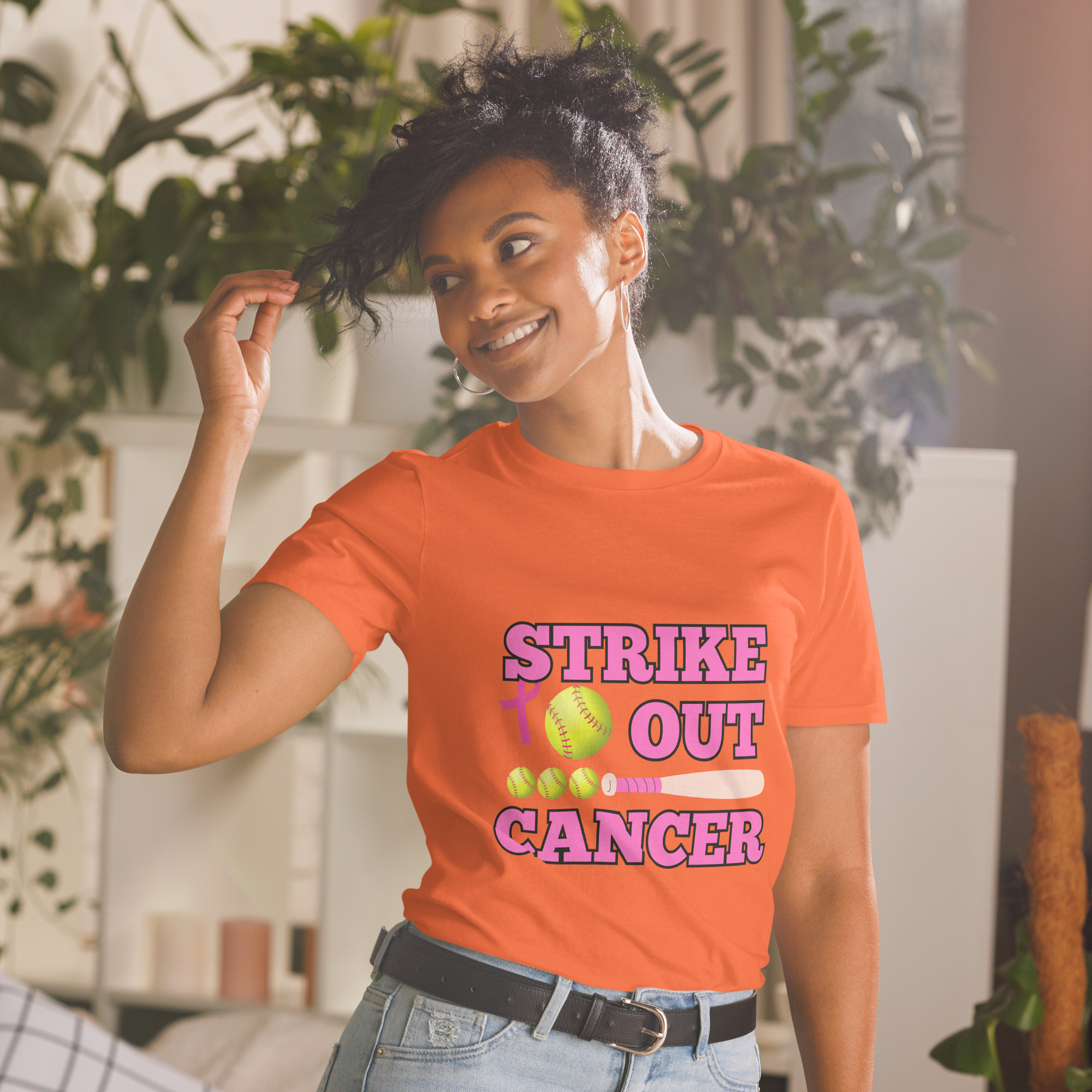 T-Shirt Softball Cancer – Bild 16