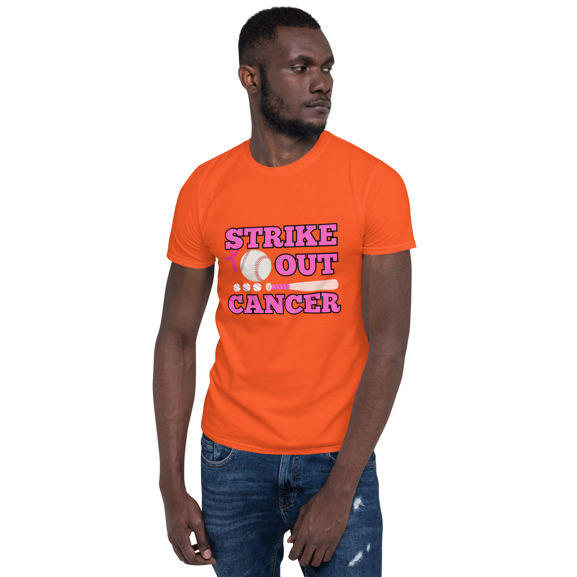 T-Shirt Baseball Cancer – Bild 10