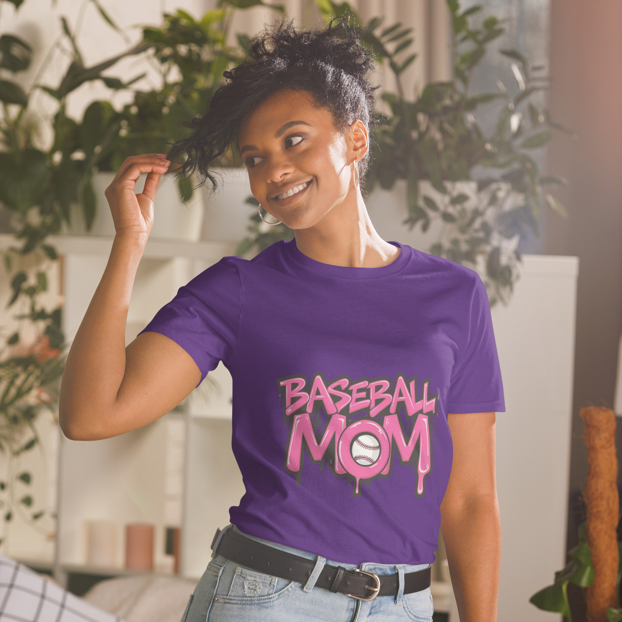 T-Shirt Baseball Mom – Bild 3