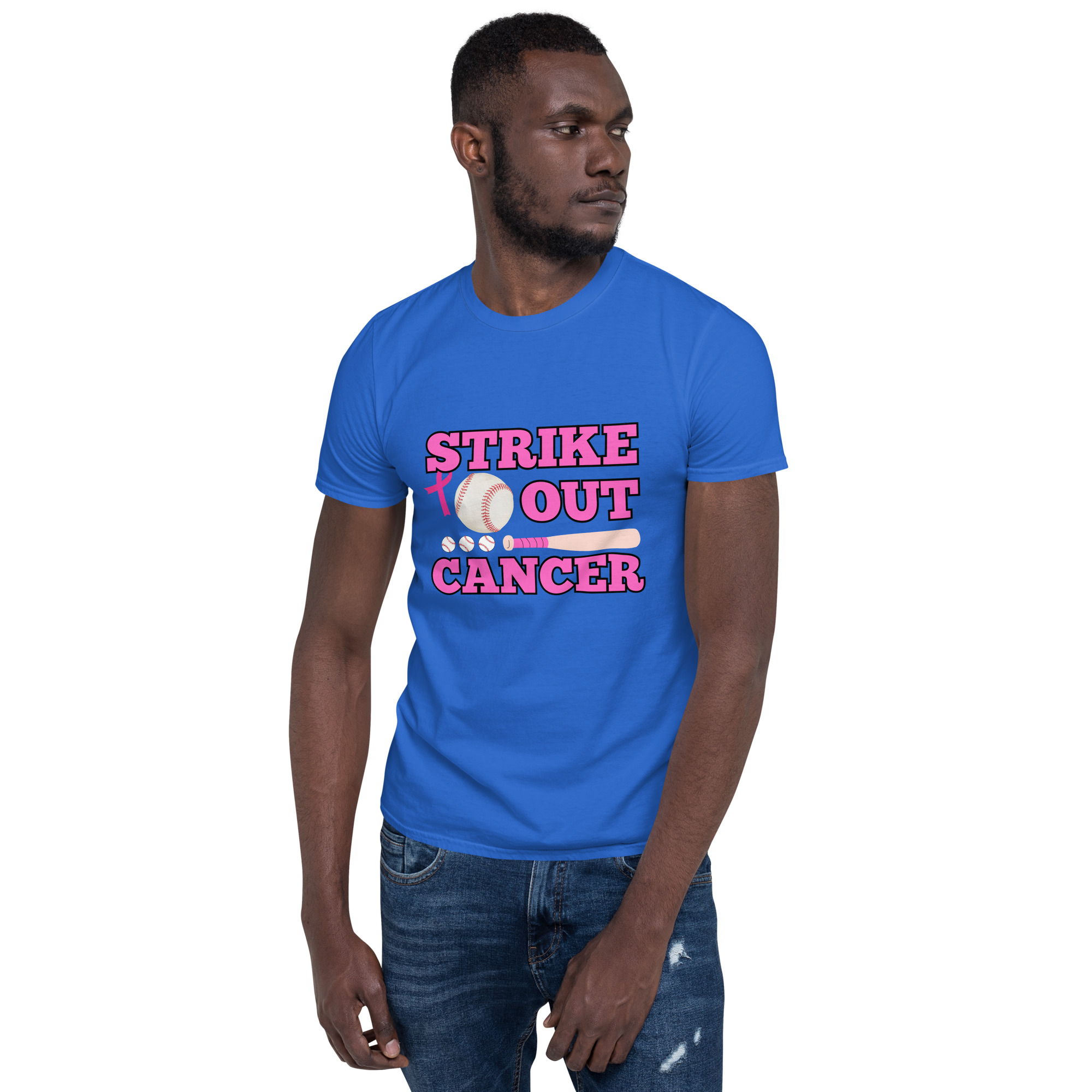 T-Shirt Baseball Cancer – Bild 5