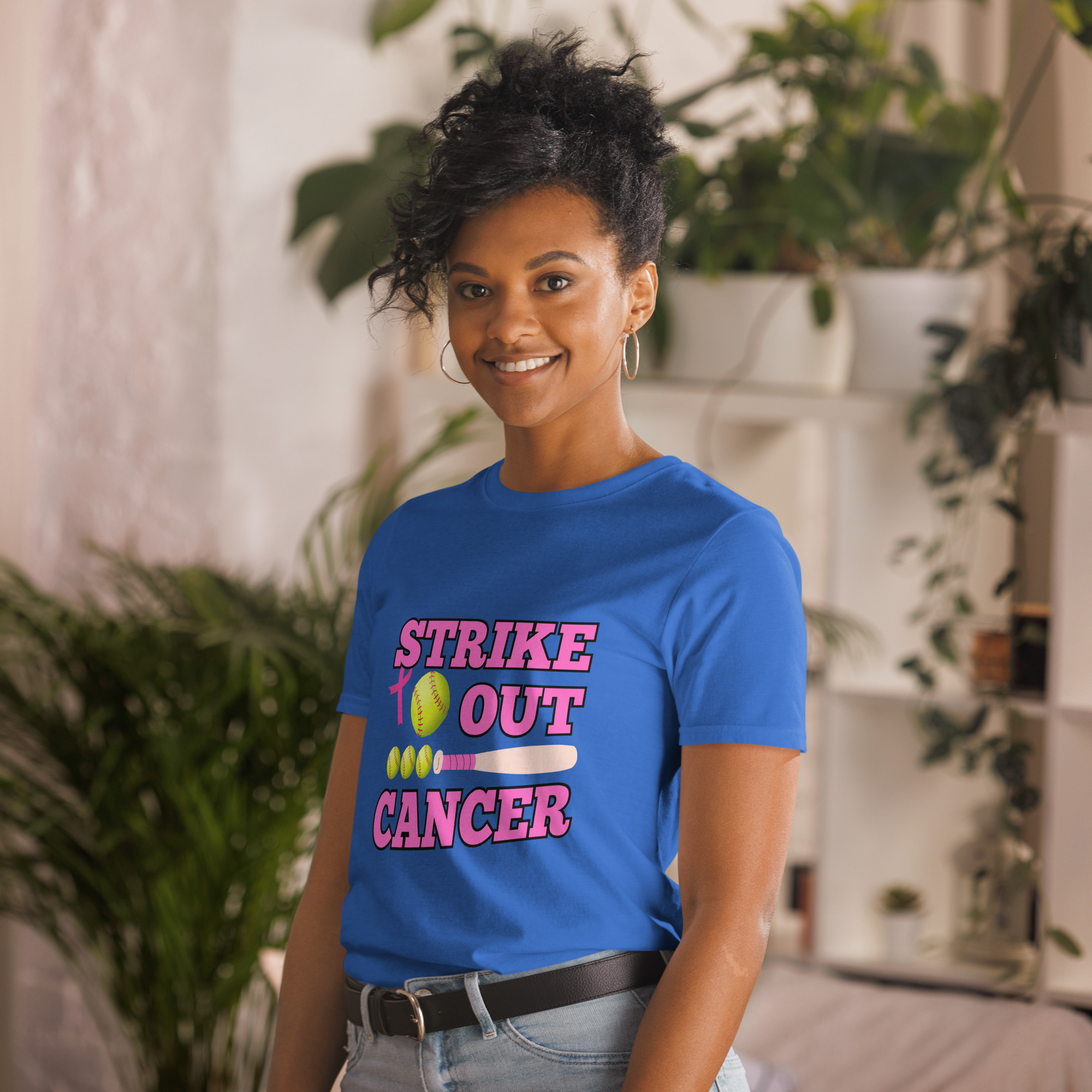 T-Shirt Softball Cancer – Bild 7