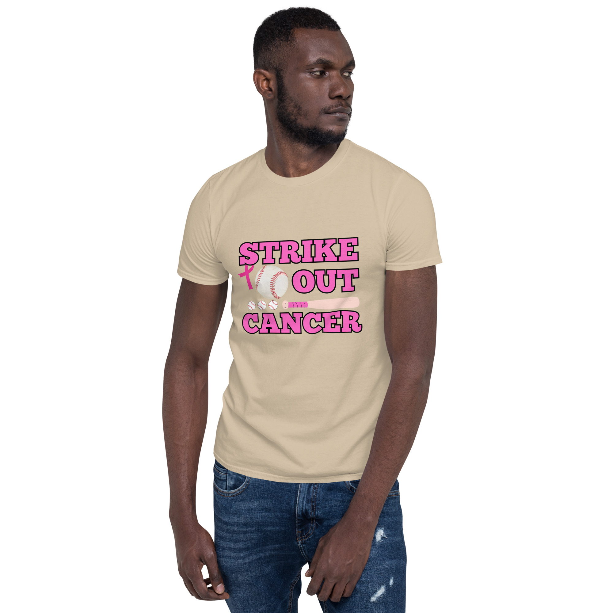 T-Shirt Baseball Cancer – Bild 12