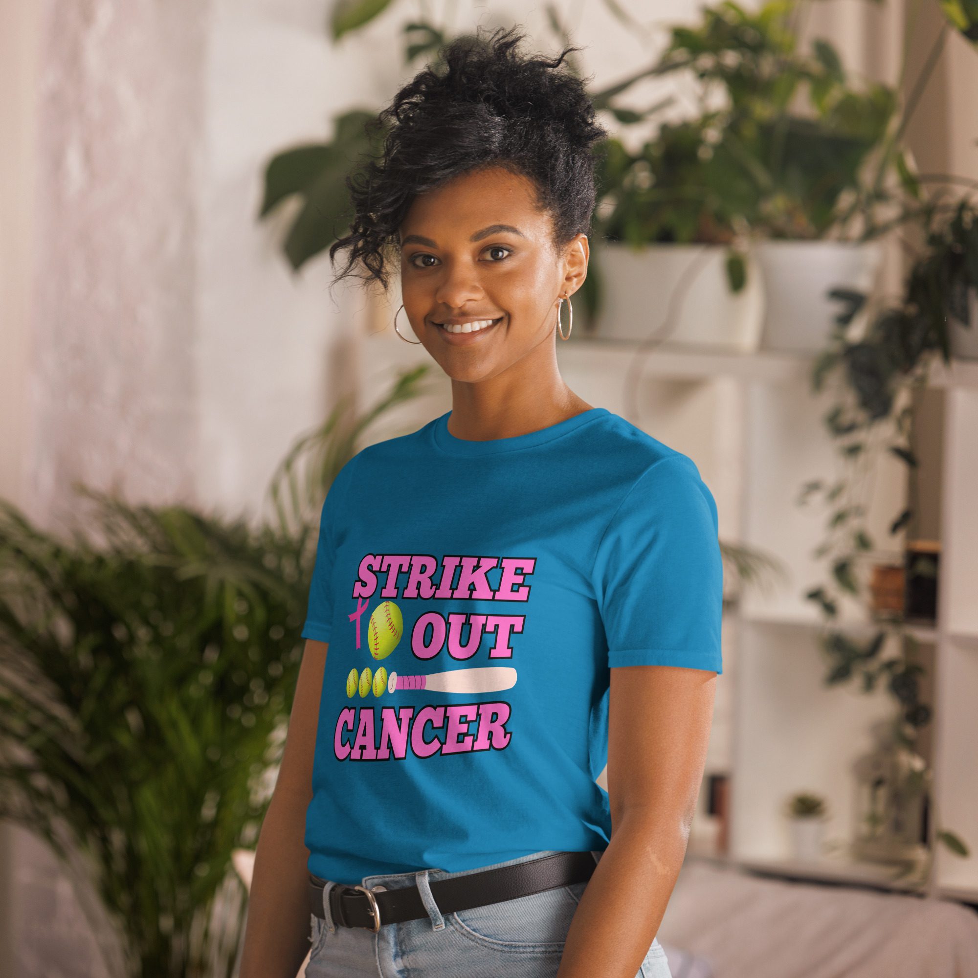 T-Shirt Softball Cancer – Bild 9