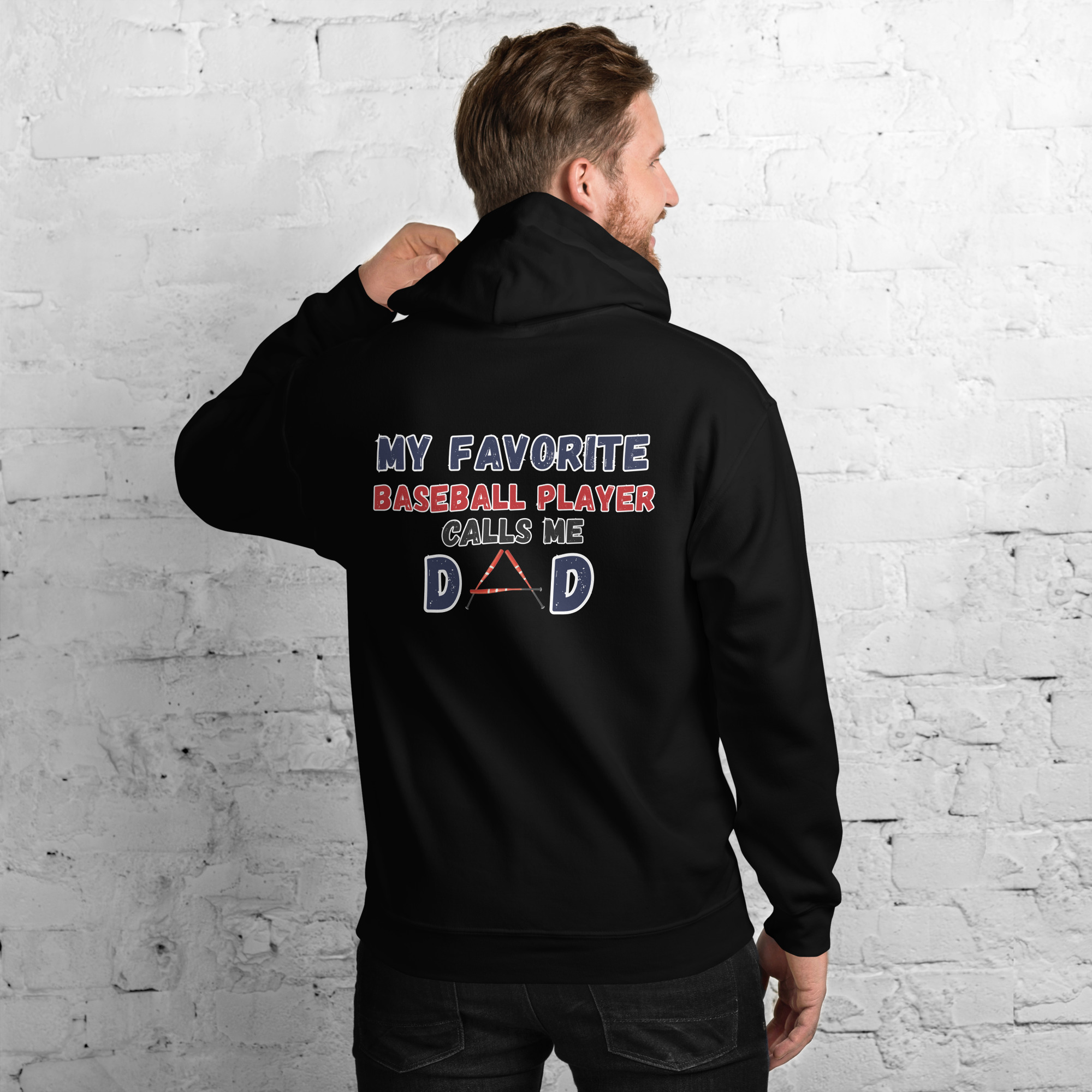 Unisex-Hoodie Baseball Dad