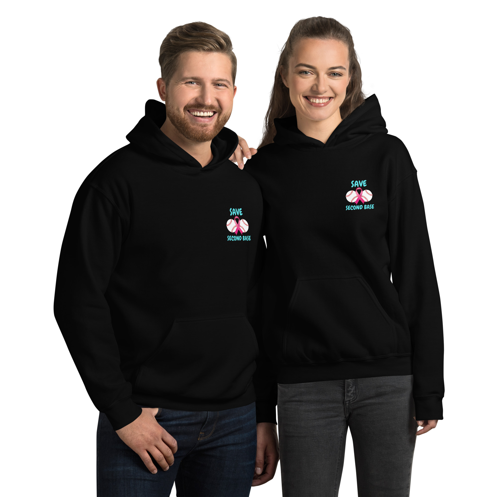 Unisex-Kapuzenpullover Second Base