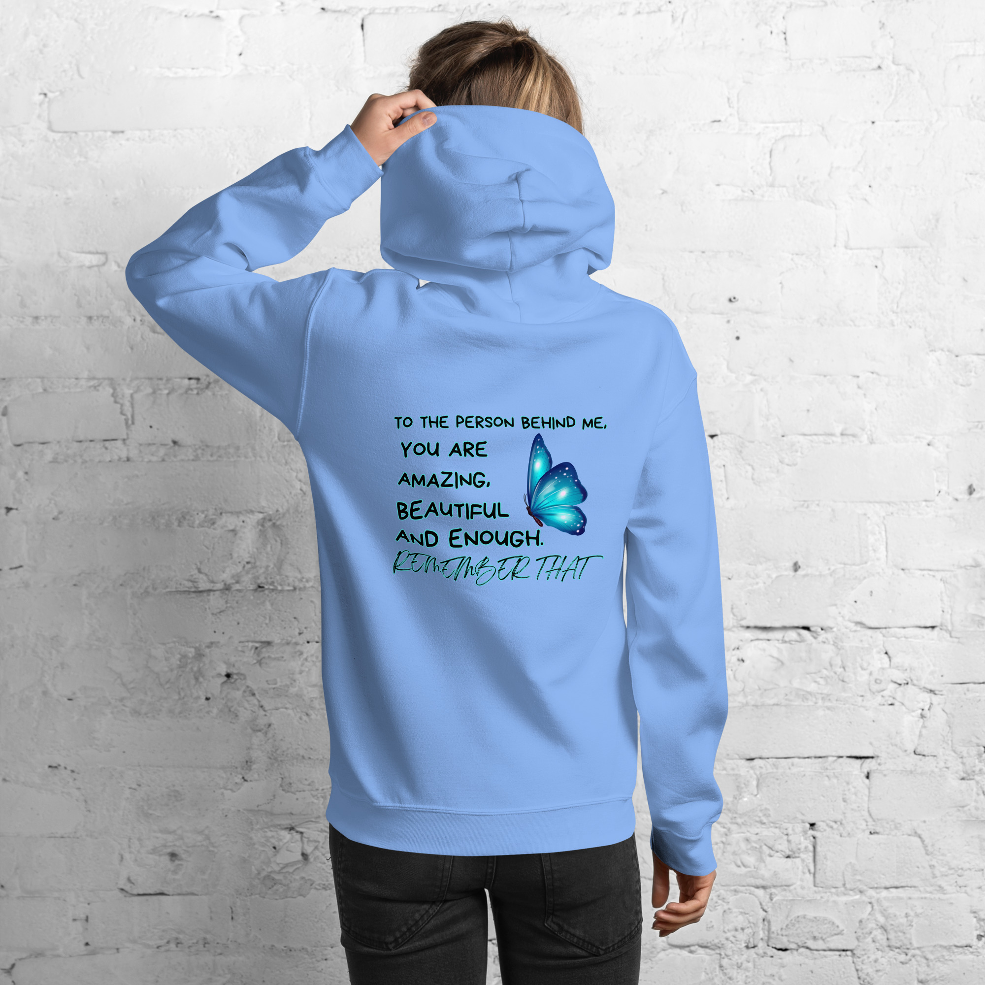 Unisex-Hoodie Butterfly – Bild 12