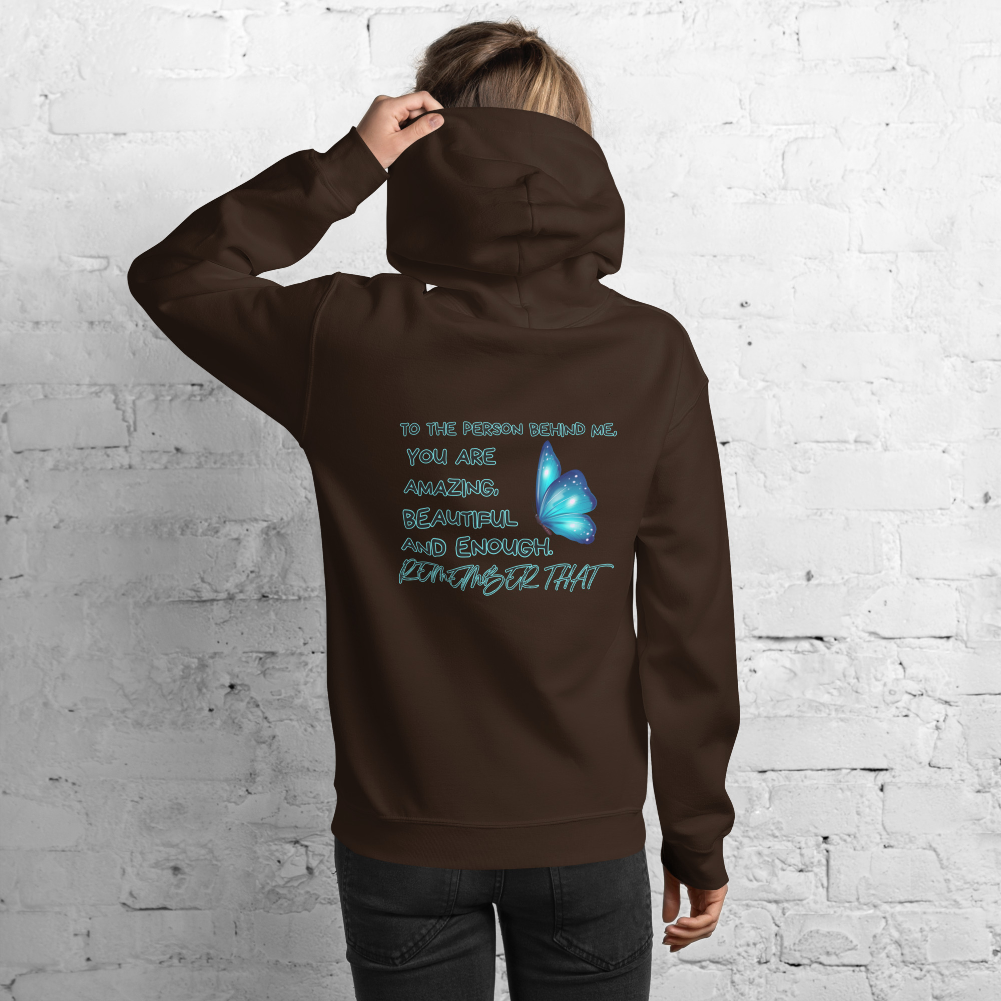 Unisex-Hoodie Butterfly – Bild 3