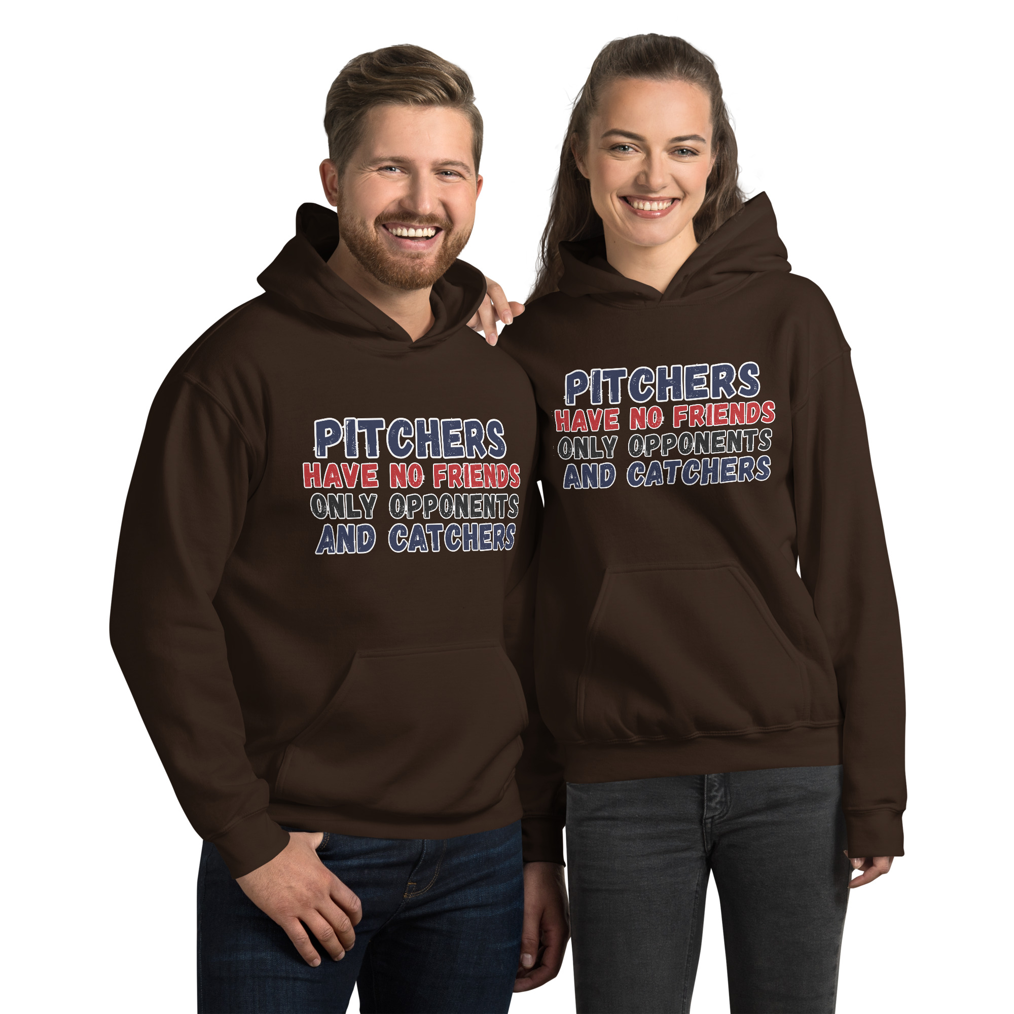 Unisex-Hoodie Pitcher – Bild 3