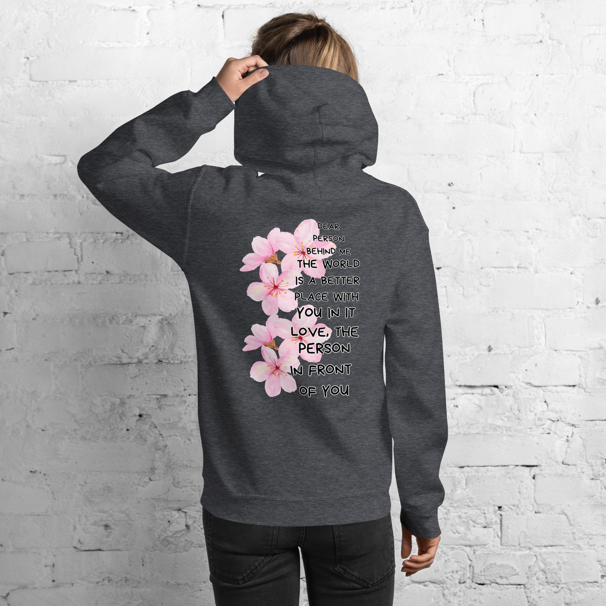 Unisex-Hoodie Behind – Bild 4