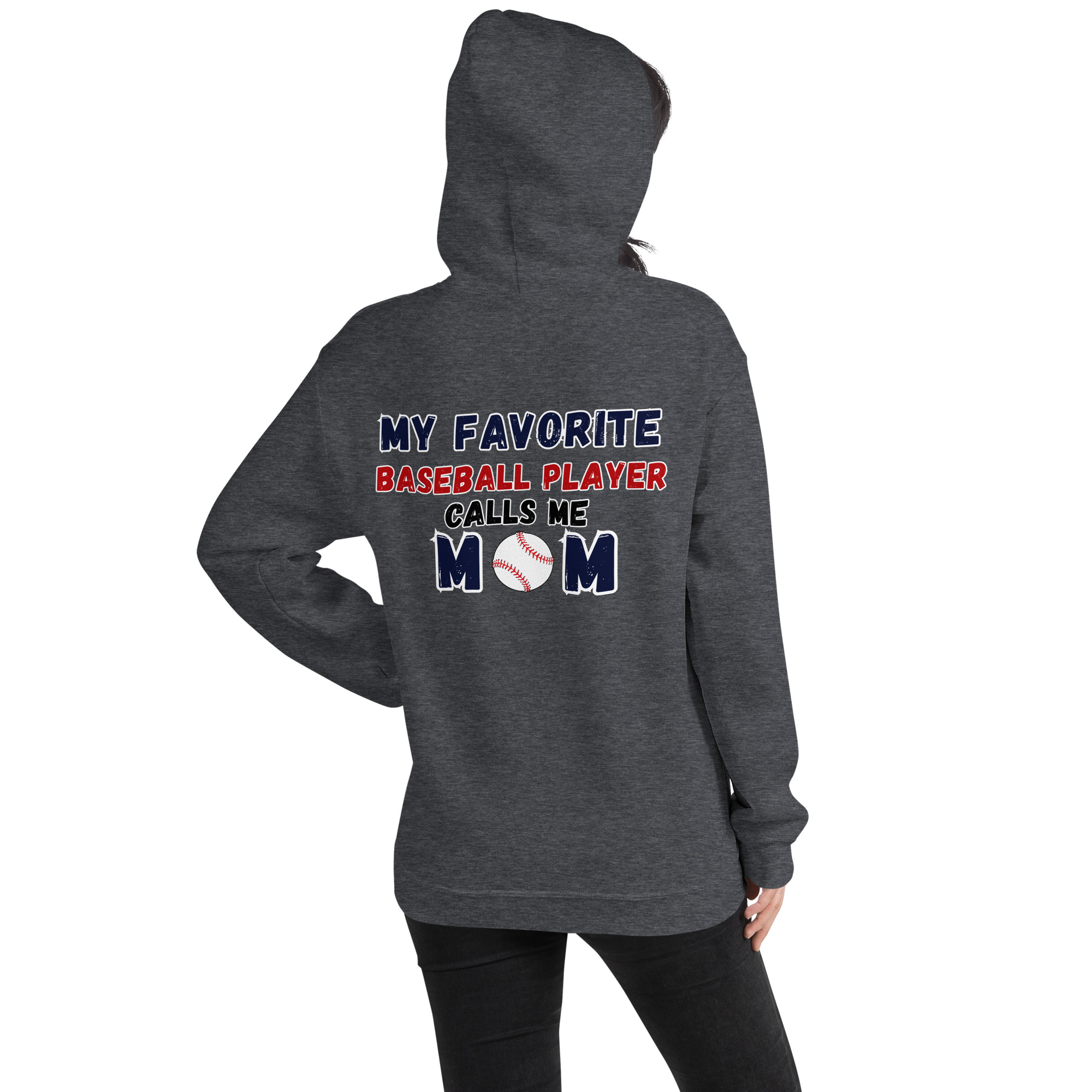 Unisex-Hoodie Baseball Mom – Bild 3