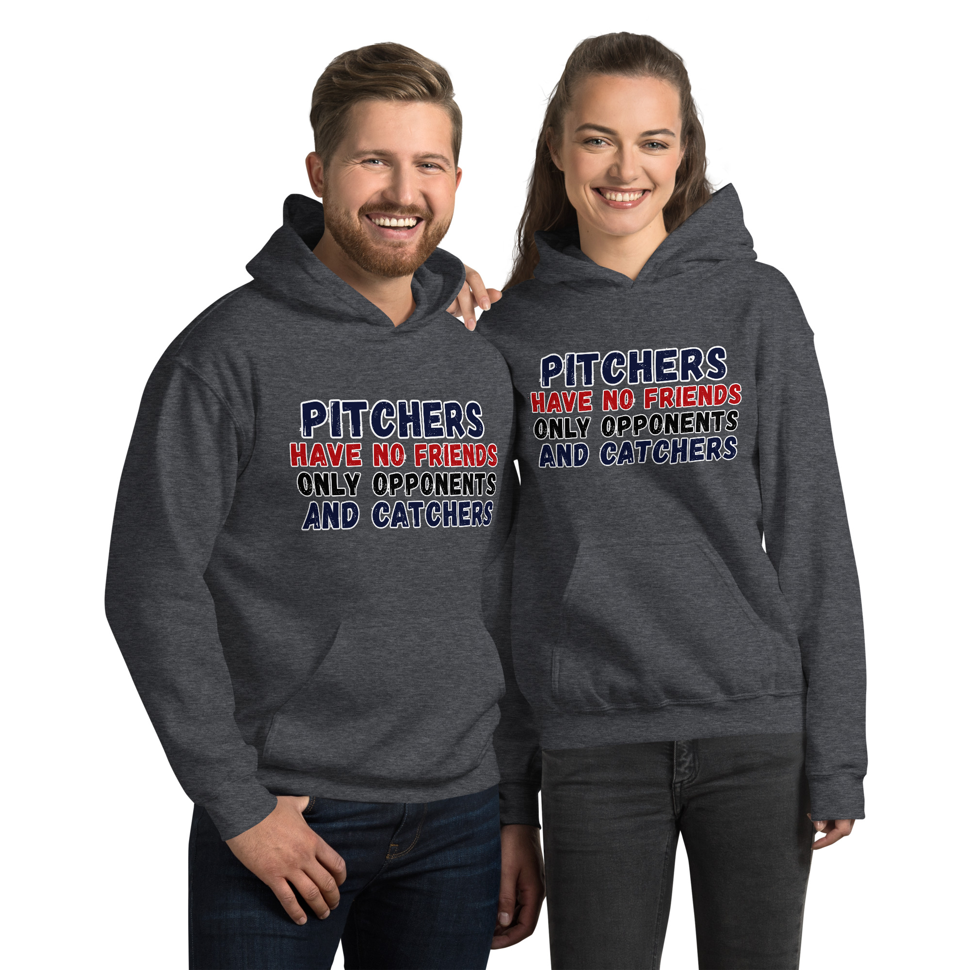 Unisex-Hoodie Pitcher – Bild 4