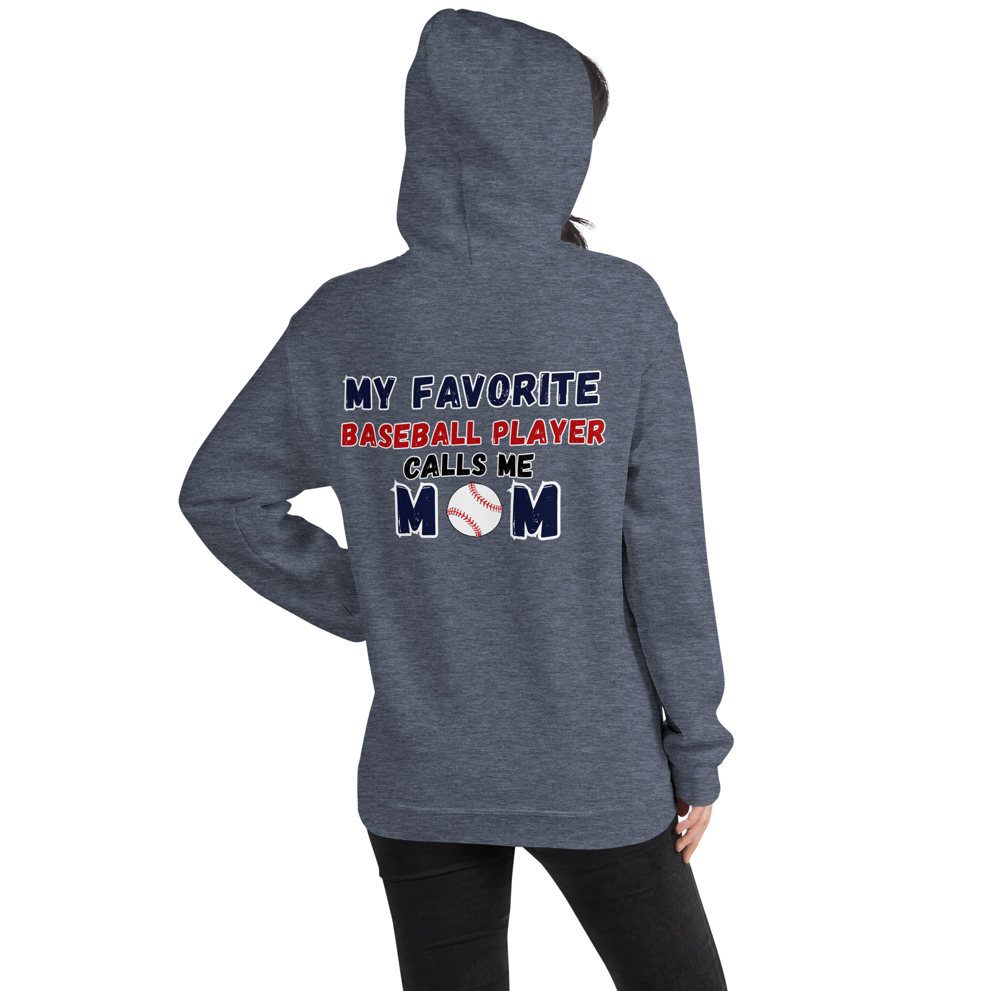 Unisex-Hoodie Baseball Mom – Bild 6