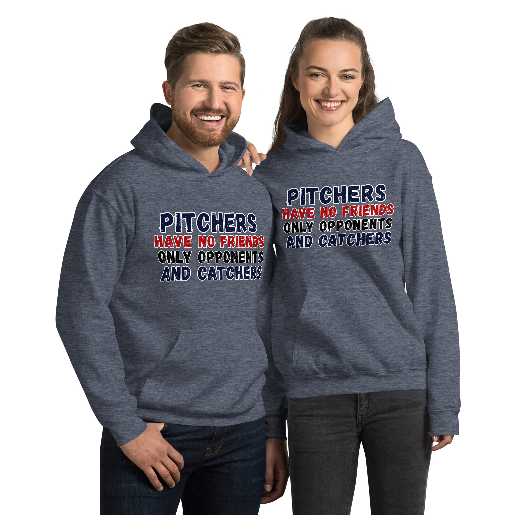 Unisex-Hoodie Pitcher – Bild 6