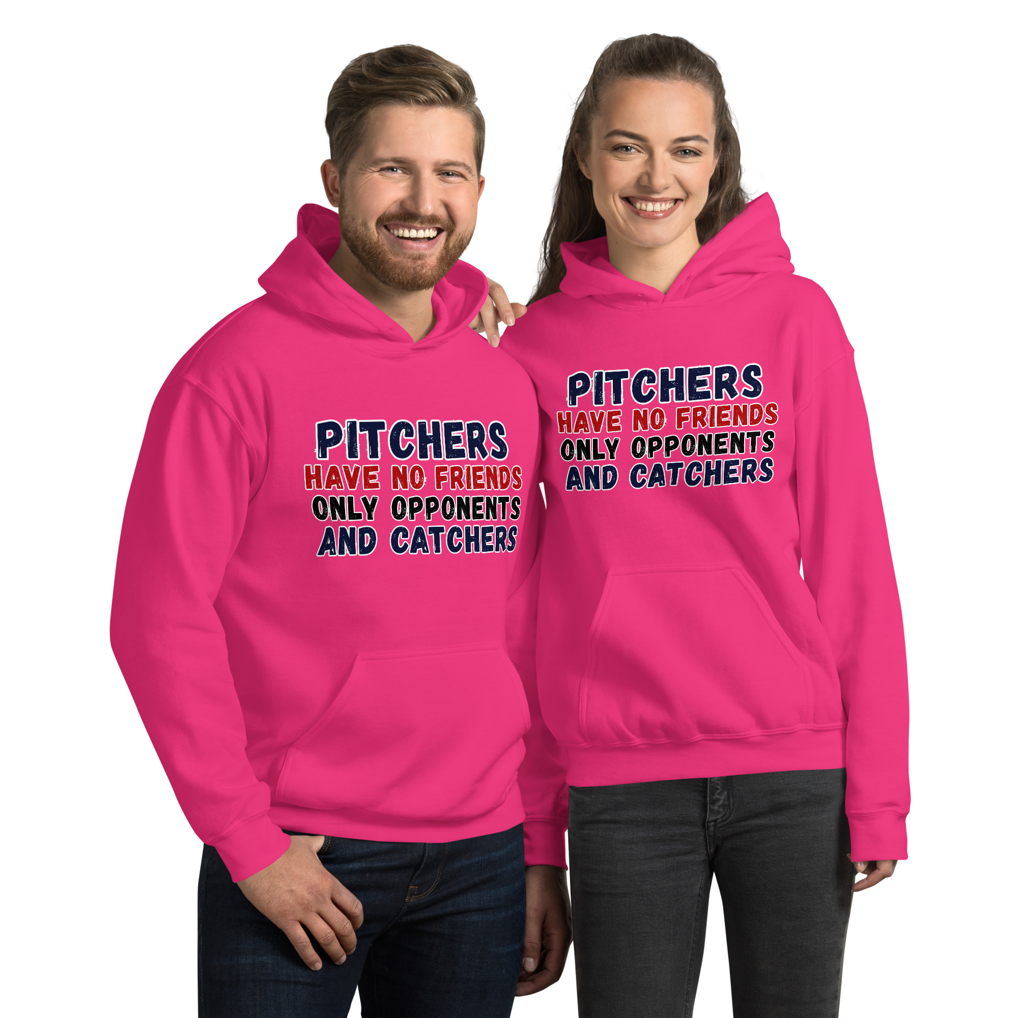 Unisex-Hoodie Pitcher – Bild 7
