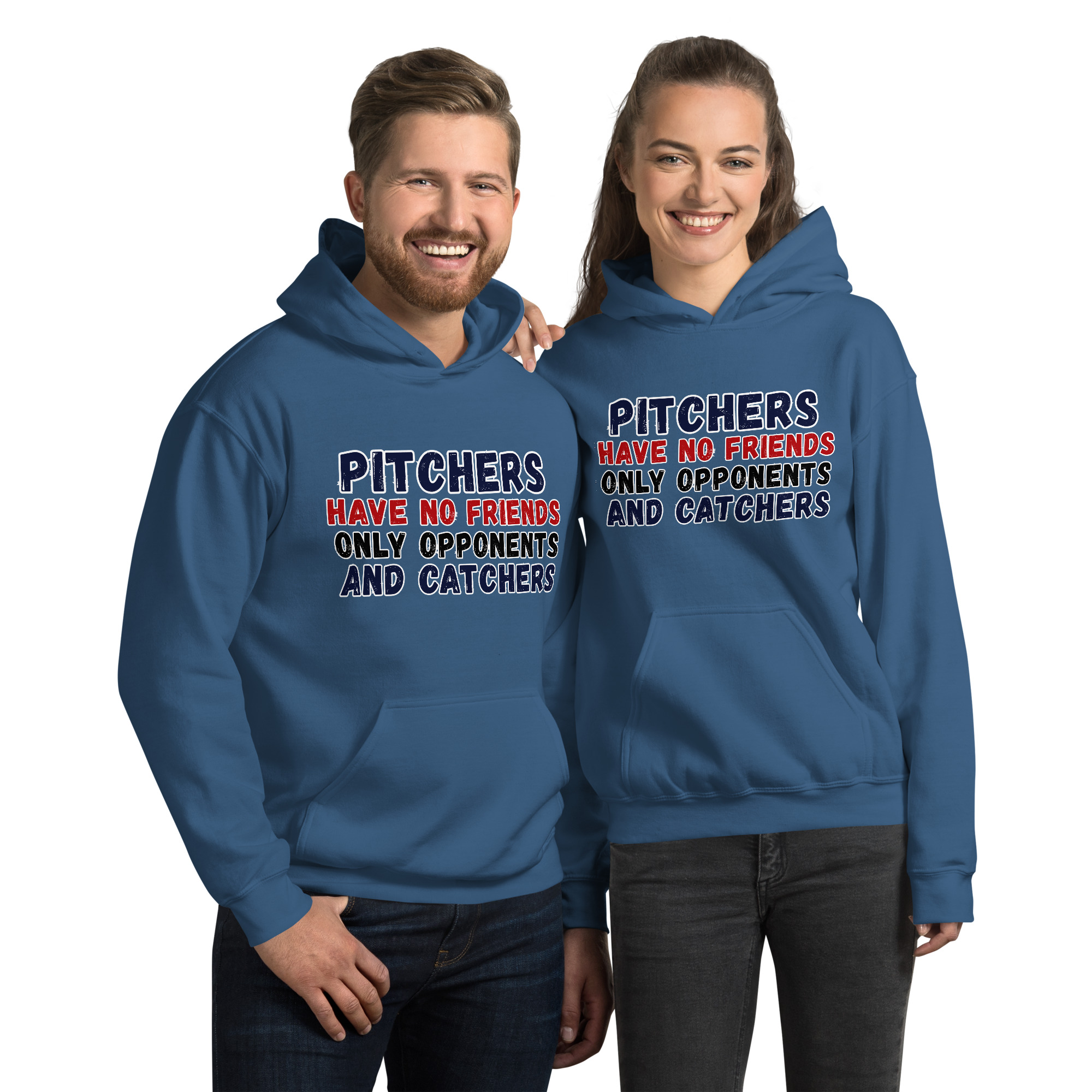 Unisex-Hoodie Pitcher – Bild 5