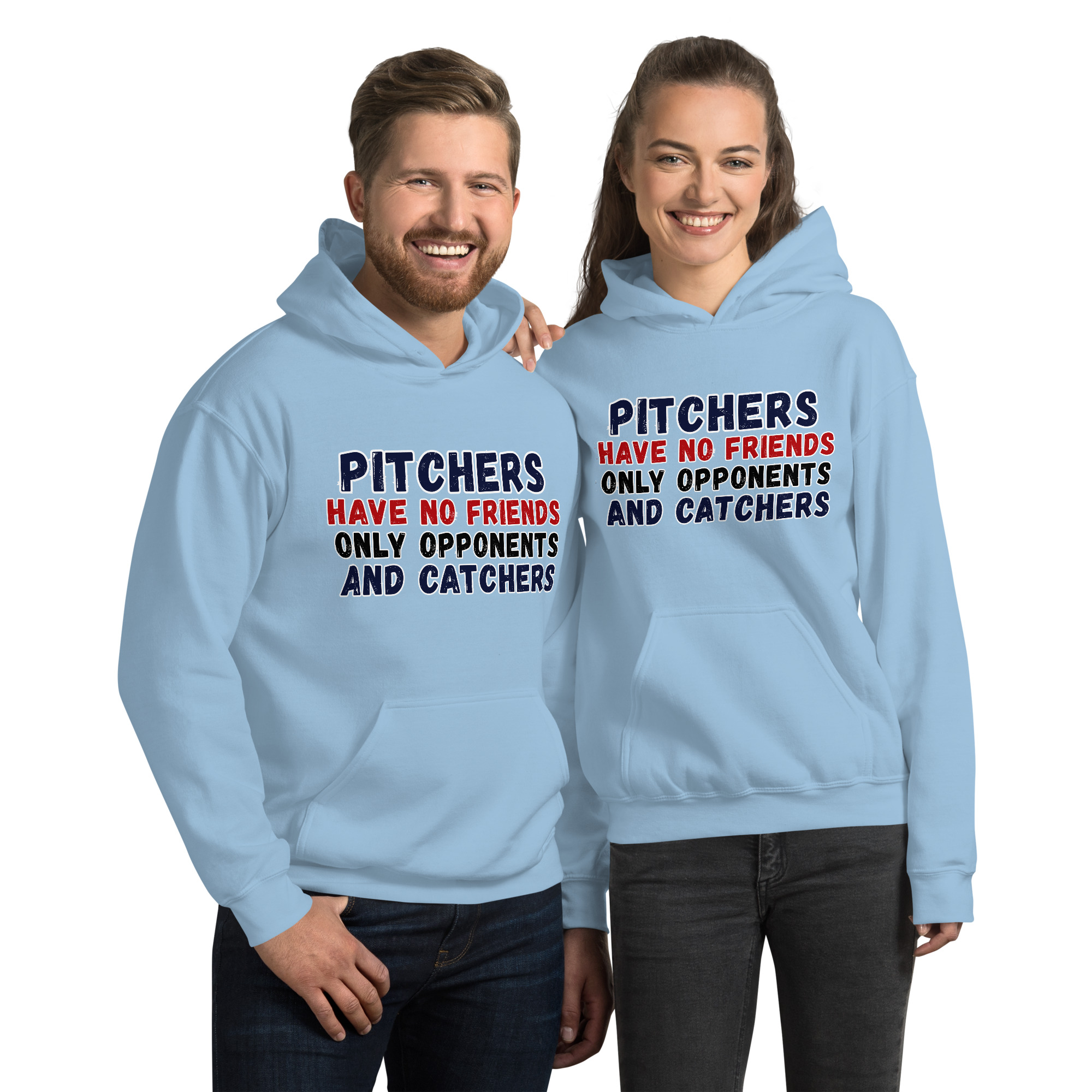 Unisex-Hoodie Pitcher – Bild 12