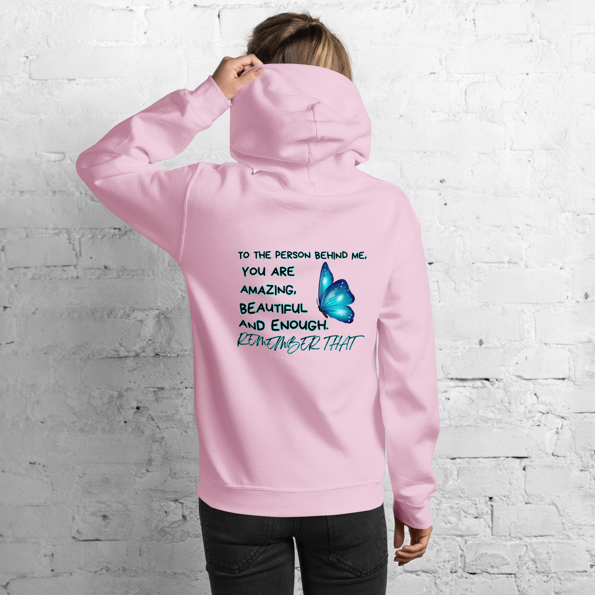 Unisex-Hoodie Butterfly – Bild 14
