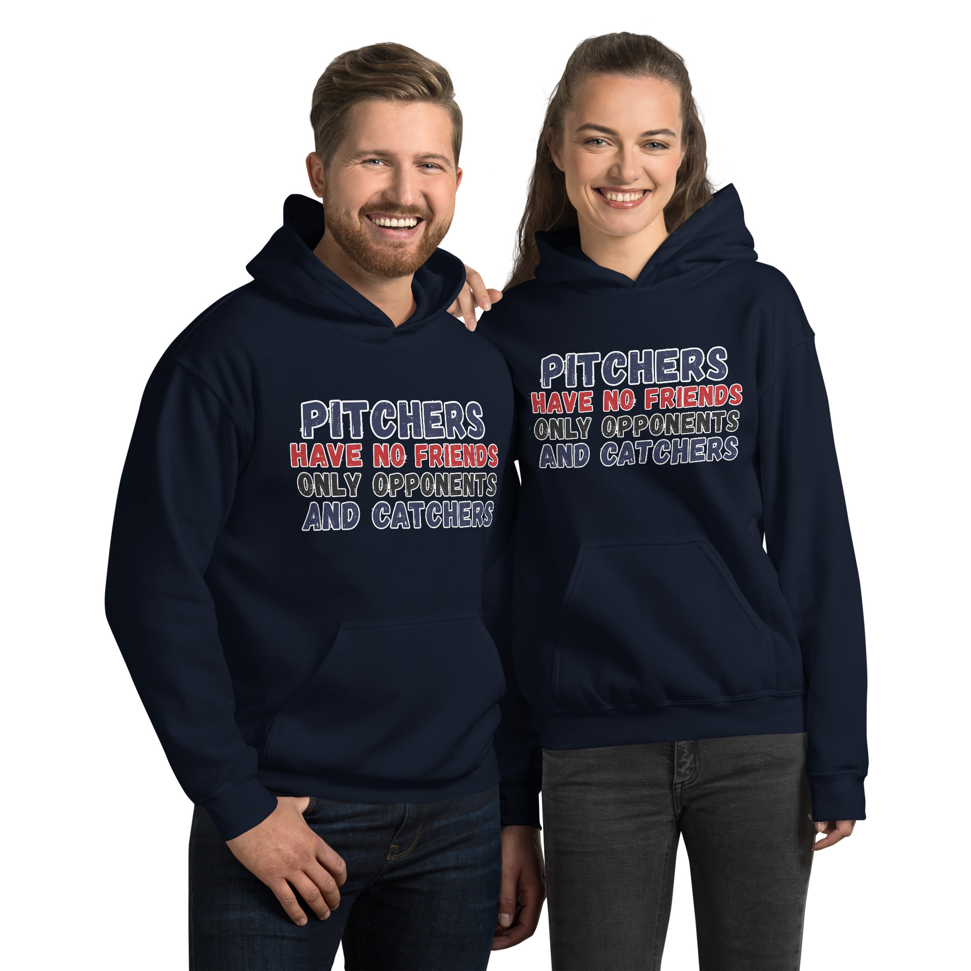 Unisex-Hoodie Pitcher – Bild 2