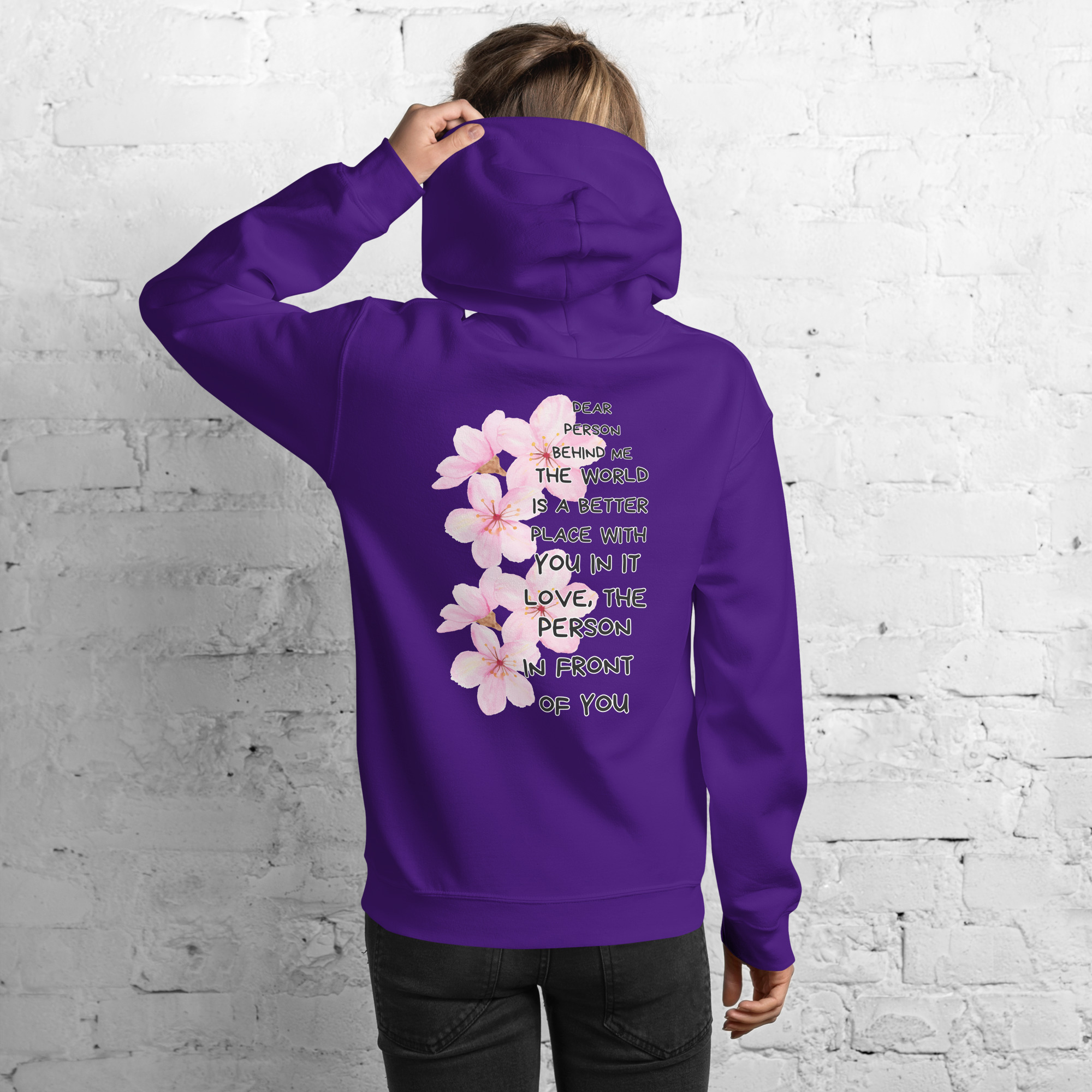 Unisex-Hoodie Behind – Bild 3