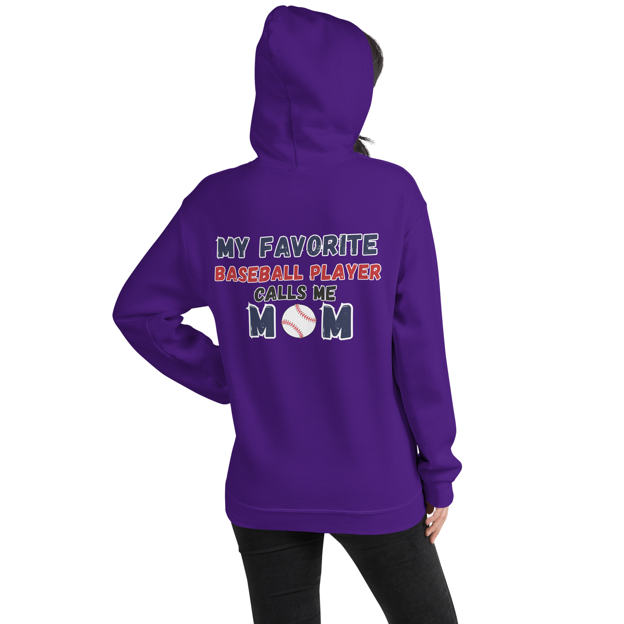 Unisex-Hoodie Baseball Mom – Bild 2
