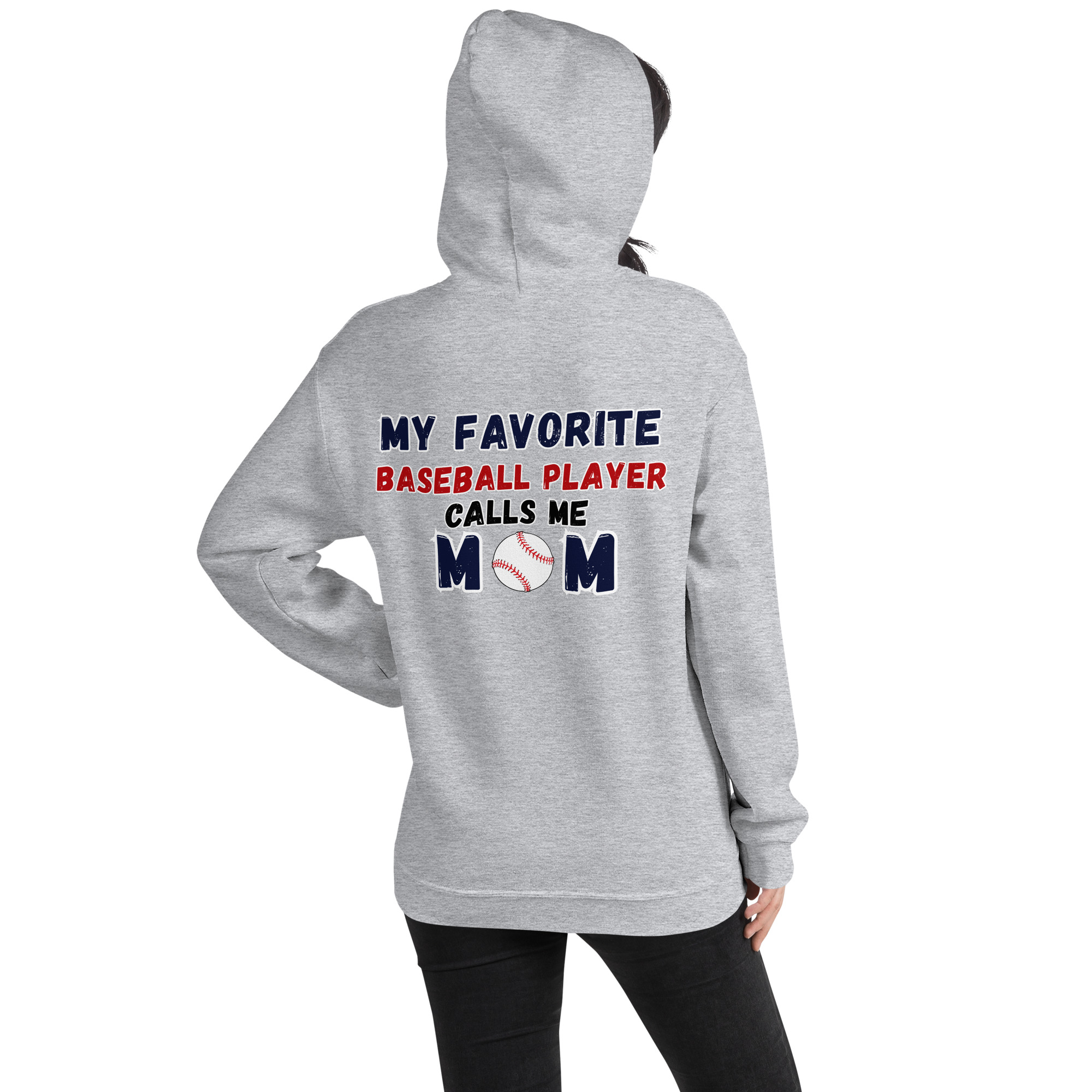 Unisex-Hoodie Baseball Mom – Bild 9