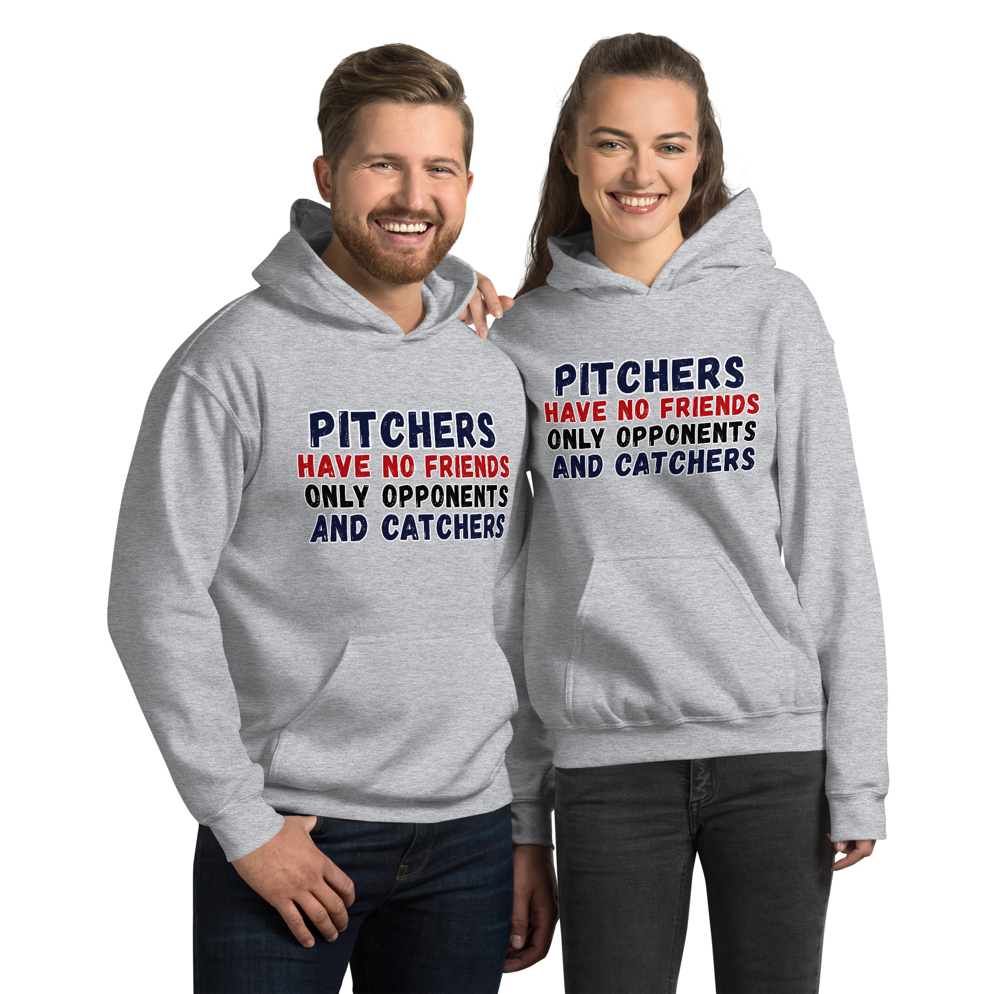 Unisex-Hoodie Pitcher – Bild 9